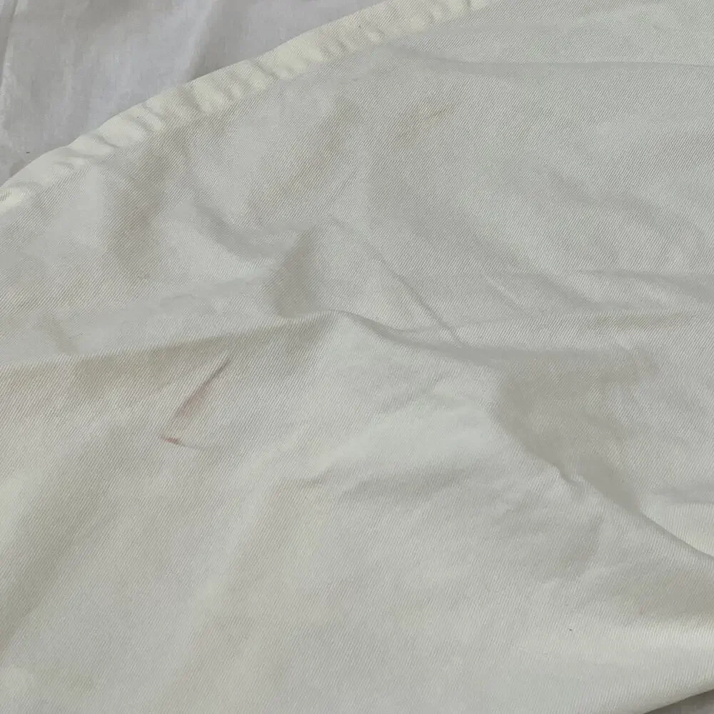 Pottery Barn Cal King Bed Skirt 84 in x 72 in Ivory Pleated